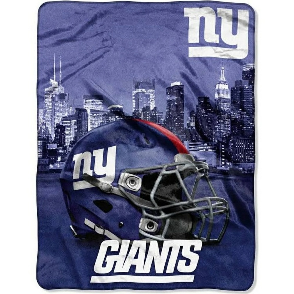 NFL NY Giants Heritage Silk Touch Throw Blanket